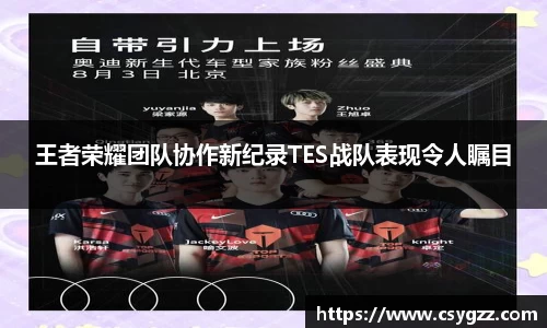 王者荣耀团队协作新纪录TES战队表现令人瞩目